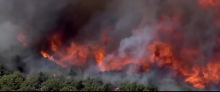 'Bush fire' forces evacuations, burning 64k acres