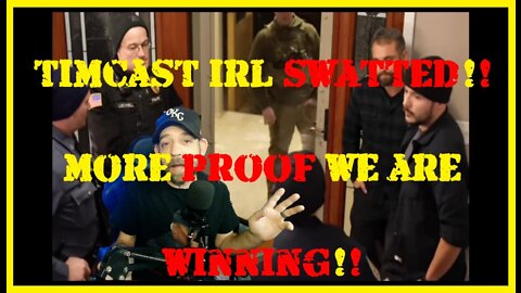 Timcast IRL SWATTED Live With Former SWAT Officer Brandon Tatum. We Are WINNING And They Are Scared