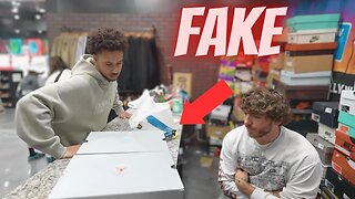 HE SOLD US FAKE SNEAKERS