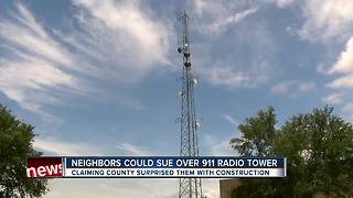 Neighbors protest new 911 radio tower being built next to Manatee Co. subdivision