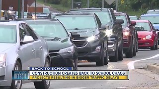 Back to School traffic adds to construction woes in metro Detroit