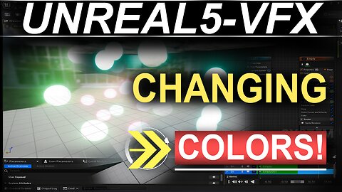 Unreal5 Niagra VFX: Controlling Particle COLORS!