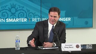 Arizona Governor Doug Ducey holds COVID-19 pandemic briefing