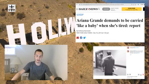 Illuminati Witch Ariana Grande Demands To Be Carried Around When Tired