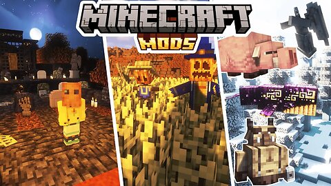 MUST HAVE Minecraft mods for Halloween 🎃(1.19.2, 1.20.1+)