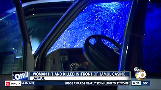 Woman hit by vehicle, killed near Jamul Casino