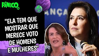 NEM O FEMINISMO E A SORORIDADE PODEM SALVAR A CANDIDATURA DE SIMONE TEBET? Valéria Bolsonaro analisa