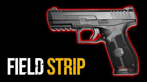 How to Field Strip IWI Masada Pistol