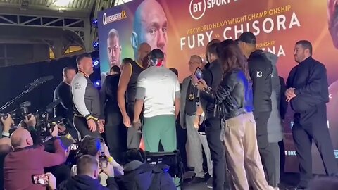 Tyson Fury and Derek Chisora Weigh In #furychisora | Talkin Fight