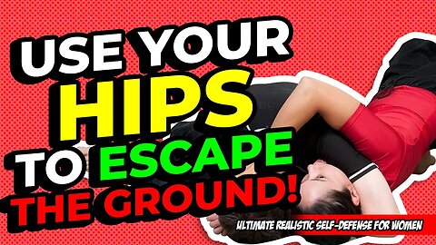 How Escape Quickly if You're Being Pinned on the Ground | Real Self-Defense for Women