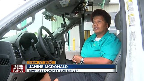 Manatee Co. bus driver saves passenger's life, given heroism award