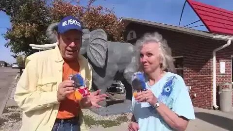 Dairy Queen Elephant, Leon, Iowa. Travel USA, Mr. Peacock & Friends, Hidden Treasures