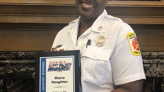 Shana Haughton is the August 2018 winner of the Chick-fil-A Everyday Heroes award