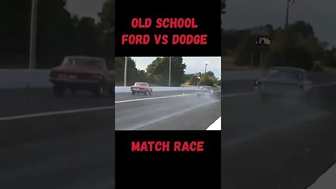 Old School Ford vs. Dodge Match Race! #shorts