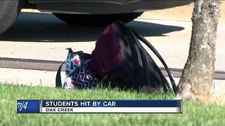 Two students hit by car at Oak Creek High School