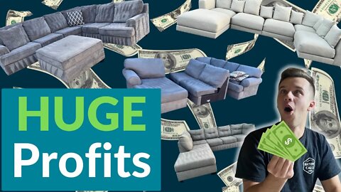 $2800 in 24 Hours Couch Flipping