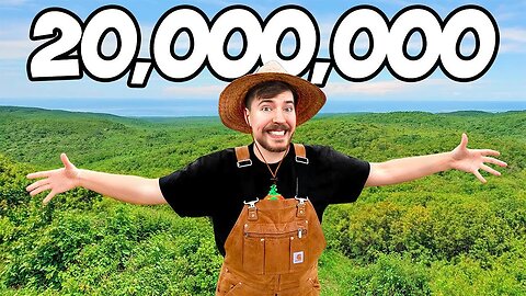 Planting 20,000,000 Trees, My Biggest Project Ever! #mr.beast #mr.beastgaming #mr.beastVideo