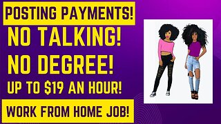 Non Phone Work From Home Job Get Paid To Post Payments Up To $19 An Hour Remote Job WFH Jobs