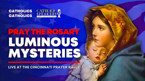 Pray the Luminous Mysteries with Bishop Strickland and Jim Caviezel | Ohio Prayer Rally Highlights
