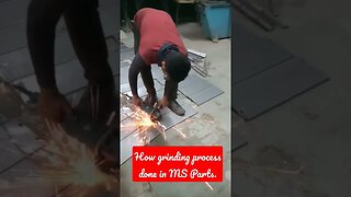 How grinding done on MS parts #grinding #finishing