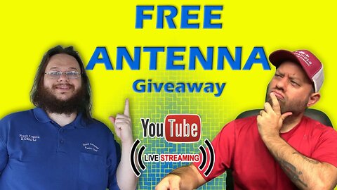 Monthly Giveaway Livestream - FREE ANTENNA Night! Ham Radio Antenna