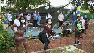 Milagro Center teens using present to help commit to a better future with time capsule project