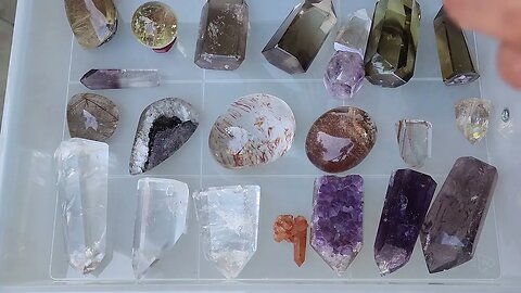 Clear Quartz, Pink Amethyst, Amethyst, Citrine, Crystals New High Vibration Crystals Available