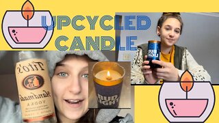 UPCYCLING AN OLD BOTTLE INTO A CANDLE