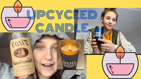 UPCYCLING AN OLD BOTTLE INTO A CANDLE