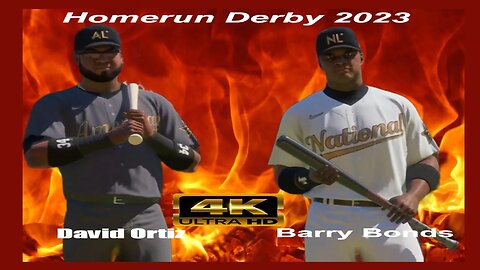 MLB The Show 23 Barry Bonds Vs David Ortiz HR Derby