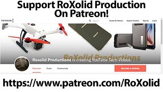 Support RoXolid Productions TODAY for as little as $1 on Patreon!