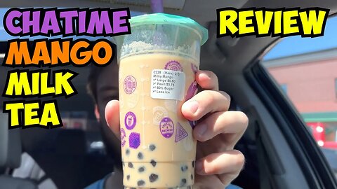 Cha Time Mango Milk Tea Review
