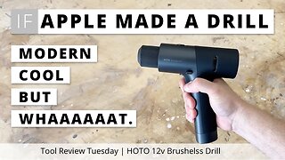 If Apple Made A Cordless Brushless Drill | Woodworking Tool Review Tuesday | HOTO 12v Drill