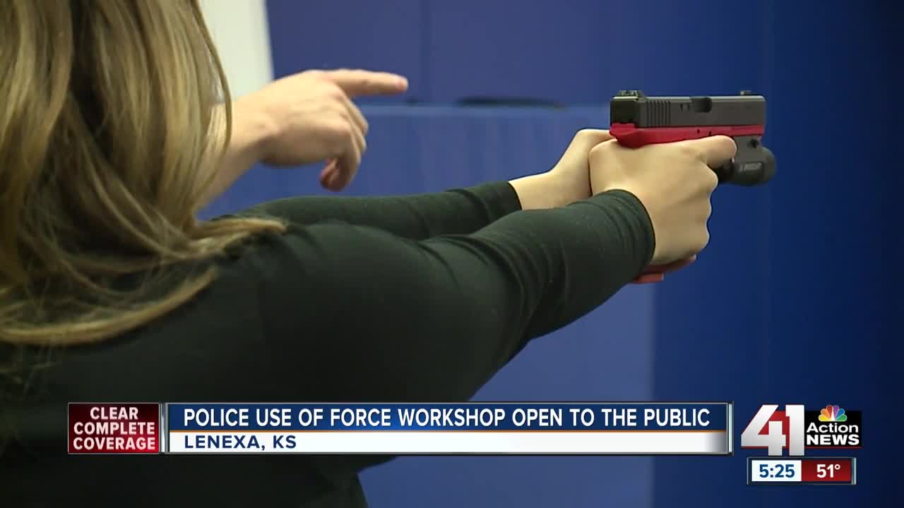 Lenexa Police hold 'use of force' workshop