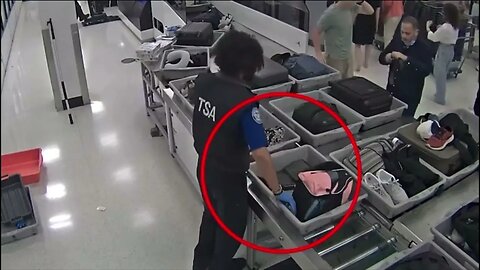 Miami International Airport caught stealing $600 from a passenger's wallet.