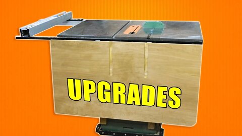 Folding Outfeed Table UPGRADES - Table Saw Table Outfeed Workbench