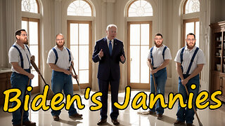Biden's jannies sweeping up "cheap fakes"