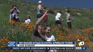 New measures in place to control superbloom tourism