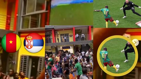 Cameroon Football Fans Celebrating After FIFA World Cup 2022 Match Cameroun vs Serbia 3-3 Reaction