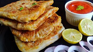 Chicken Paratha Fry in Malaysia | murtabak Recipe | Homemade murtabak | Most Famous Street Food