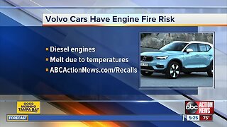 Volvo recalling 500,000 vehicles due to faulty engine part