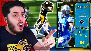 99 CALVIN JOHNSON IS THE BEST WR IN MUT?! | Calvin Johnson Unlocked in Madden 23 Ultimate Team