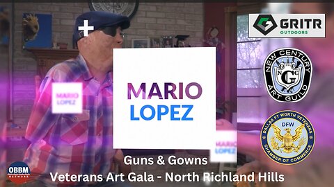 Mario Lopez and New Century Art Guild - Veterans Art Gala #DFW 2023