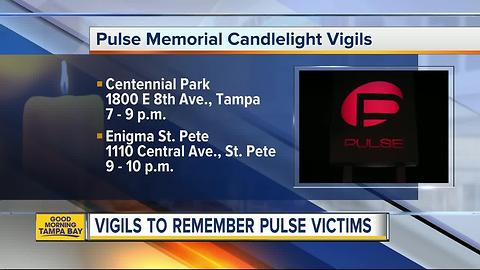 Pulse Memorial Candlelight Vigils in Tampa Bay Area