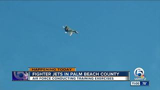 F-15 spotted over Boca Raton during Wednesday military training over South Florida