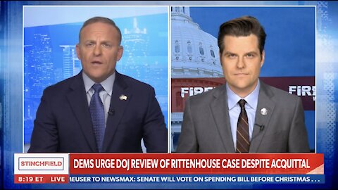 Gaetz: DOJ Action Against Kyle Rittenhouse Would Be a "Travesty of Justice"