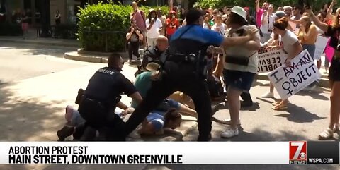 Libtard Abortion Protesters in Greenville