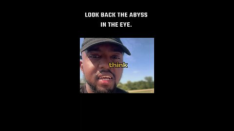 LOOK BACK THE ABYSS IN THE EYE. #foryoupage #motivation #fitness ##success #mind