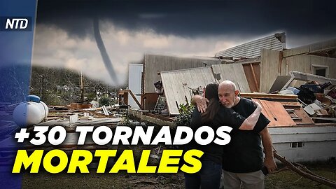 Tornados causan estragos en el sur de EE. UU; Nuevo informe de Twitter | NTD Día [13 ene]