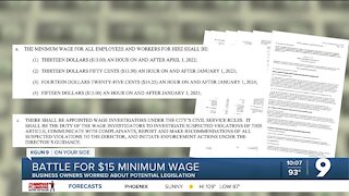 Battle for a $15 minimum wage in Tucson